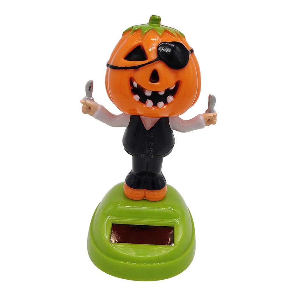 Solar- angetrieben Tanzen Halloween Kürbis Figuren Hause Auto Dekor Ornament Gerät Spielzeug