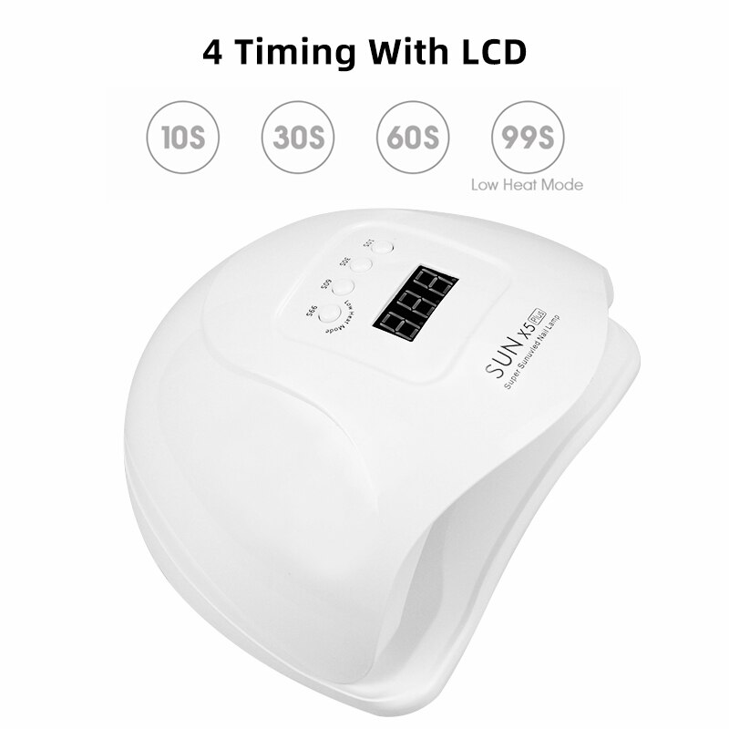 Zon X5 Plus Uv Led Lamp Voor Nagels Droger 36 / 12 Leds Gel Nail Lamp Drogen Lamp Voor Gel vernis 4Timing Lcd Ijs Lamp Voor Manicure