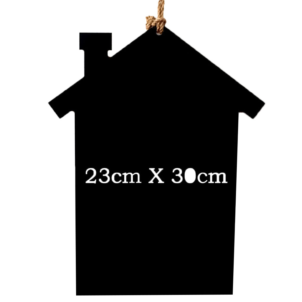 Wooden Birds House Shaped Hanging Message Boards Blackboards Home Decoration Hanging board