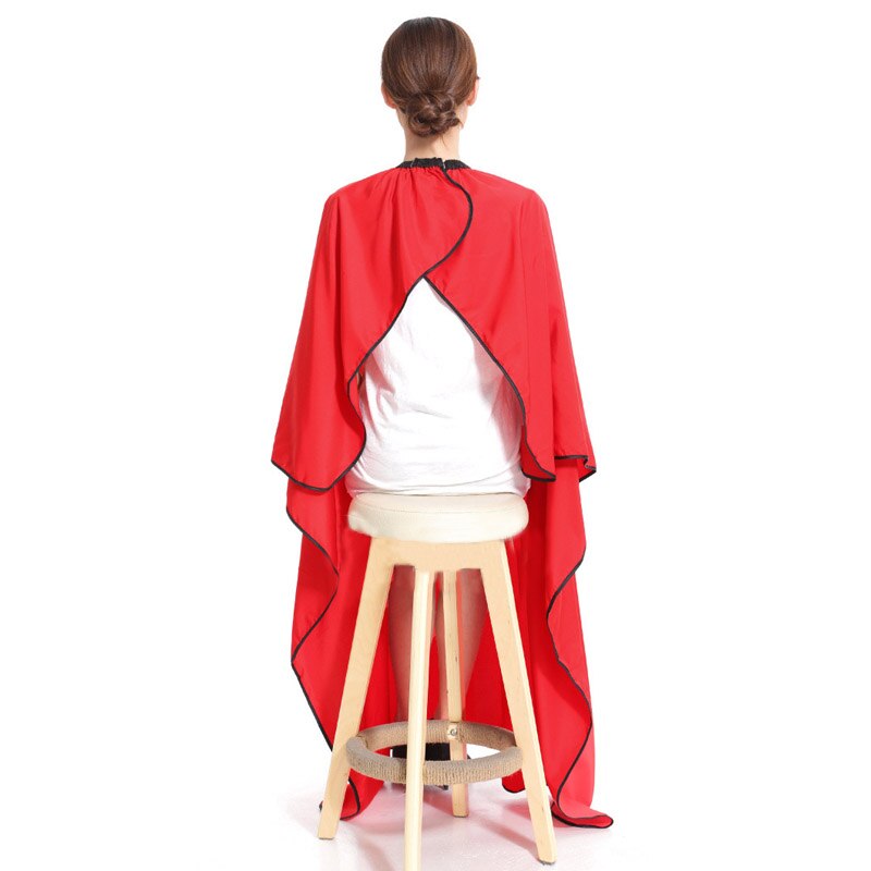 Adult Salon Hair Cut Hairdressing Barbers Hairstylist Cape Gown Waterproof Barber Cover Cloth Transparent Covers SMR88