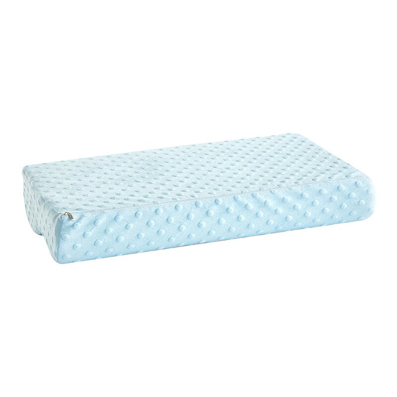 Oreiller orthopédique en mousse à mémoire de forme pour enfant et adulte, en Fiber de bambou, pour dormir, thérapie cervicale, orthopédique