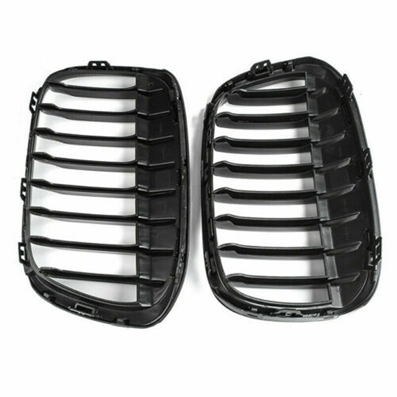 Matt svart frontstøtfanger nyregrill for-bmw  x1 f48 f49