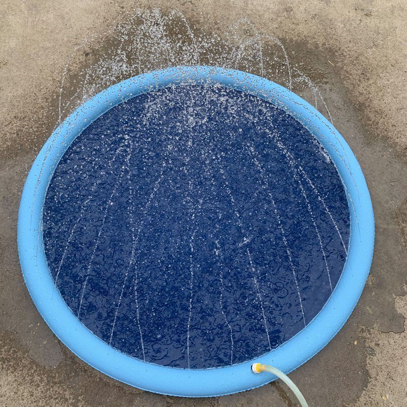 Sommar barn spel strand pad uppblåsbar spray vatten pad utomhus simbassäng vatten pad leksak