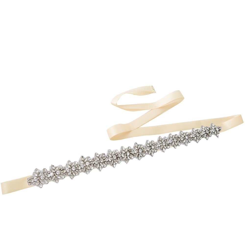 Trixy S269-S Bruiloft Riemen Zilveren Diamanten Riem Verbazingwekkende Crystal Rhinestone Riem Glanzend Bruids Riem Bruiloft Sjerpen Jeweled Riem: pink