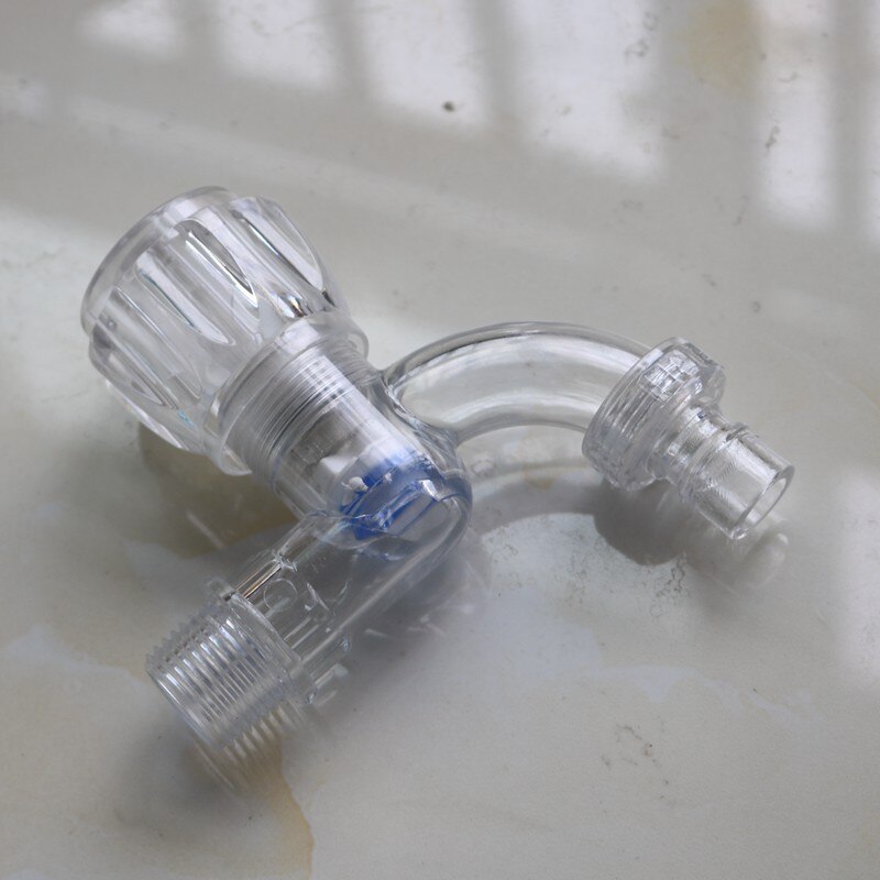 1pc 1/2 "3/4" gwint zewnętrzny przezroczysty kran bateria łazienkowa robić nawadniania ogrodu złącze pralka zawór wody