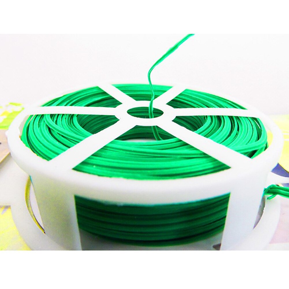 100M plantas lazos planta organizador de encuadernación Diy Cable de injerto Twist plástico accesorios de jardinería