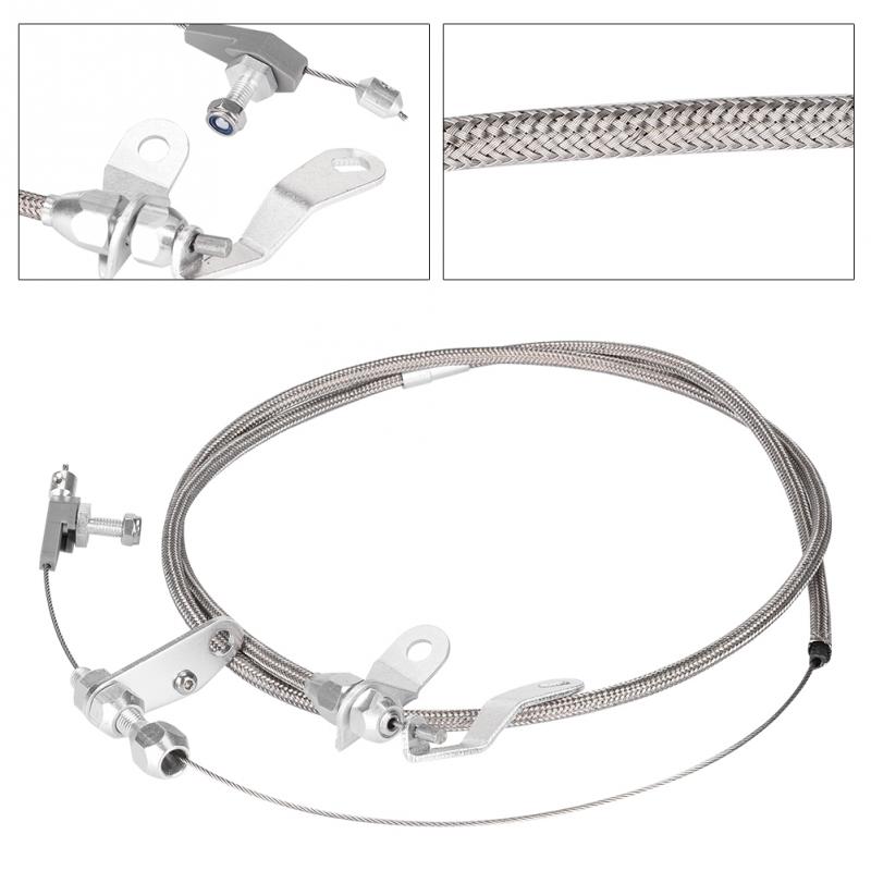 Braided Kick Down Cable Transmission Kickdown Trans for Ford C4 Detent