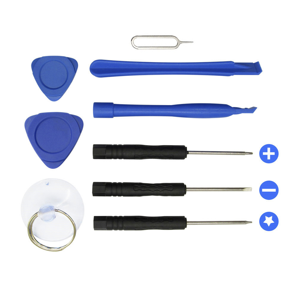 ACTECOM Kit Herramientas REPARACION MOVIL Consola Tablet 11 EN 1 PLASTICO Pack Smartphone Tool LCD Pantalla