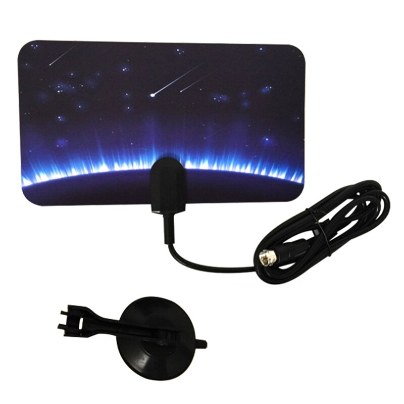 HDTV Antenna, 2020 Newest Indoor Amplified Digital TV Antenna 120 Miles Range Signal Booster For 4K Free Local Channels,16.5ft Coax Cable Support All TV's