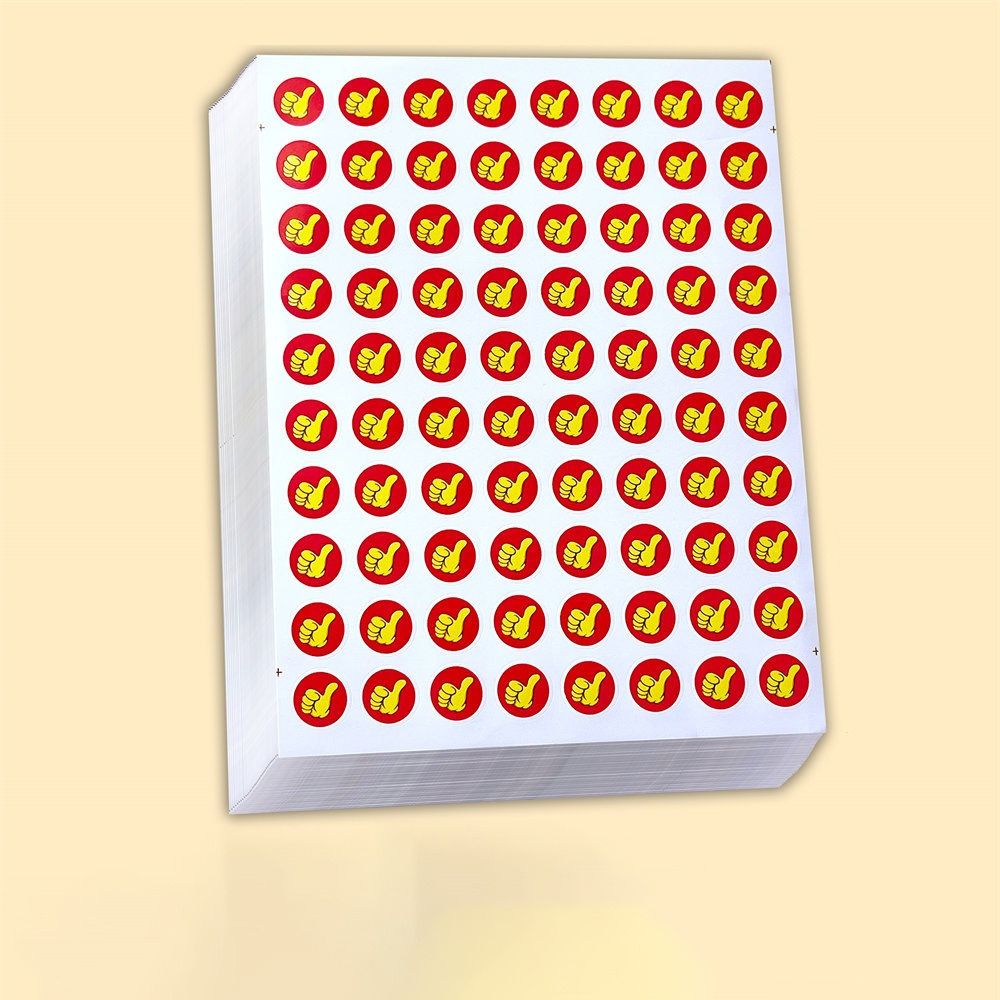 Beloning Stickers Voor Kinderen Ster Kleine Rode Bloem Lof Stickers Cartoon School Leraar Aanmoediging Motiverende Sticker: YELLOW