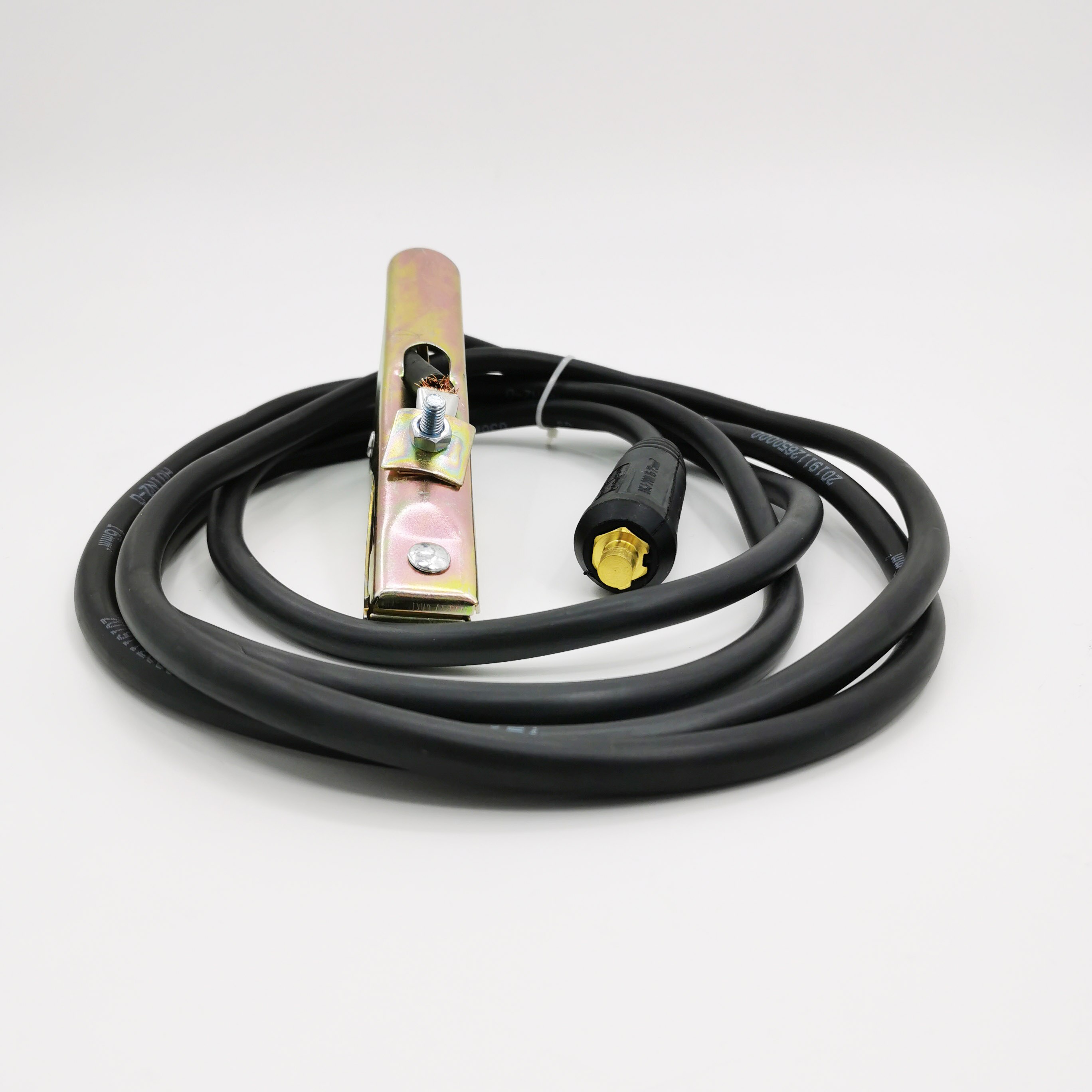 Welding Machine 300A Earth Clamp with 16mm2 3M Cable and Cable Connector Male Plug DKJ10-25