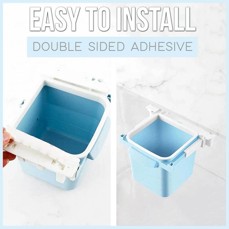 niewidzialny ciągnąć chowany kosz na śmieci biuro domowe stół szuflady śmieci strąk stołem naciskać-ciągnąć przenośne kosze na śmieci Dropshipping