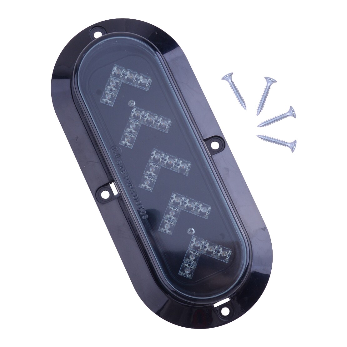 Trailer Stop Tail Arrow Turn Signal Light Brake Amber Lens 35 LED for Universal 12V Vehicles Heavy Trucks