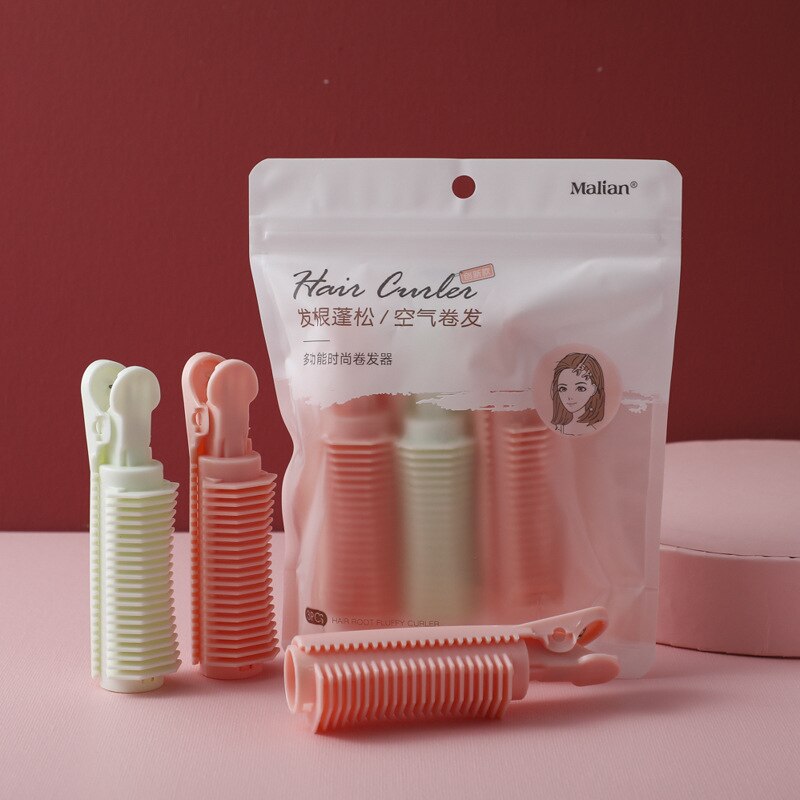 Marion Hair Roller Curler Curling Hair Styler 3 Pack Fluffy Curling Comb Clip Styler Hair Tools Hair Curler Soft Wave Formers
