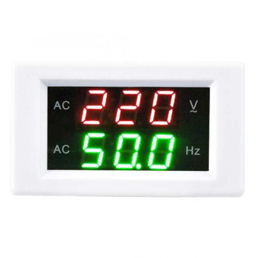 Frequency Counter Generator Dual Display LED Digital AC Voltmeter Frequency Meter Testing Tool Frequency Meter