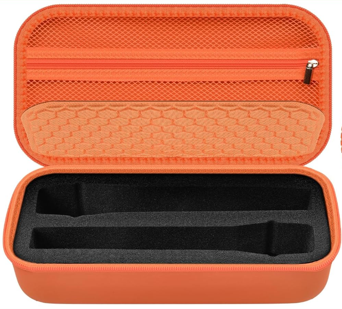 (nur Hülle) Schutzhülle für kabelloses Mikrofon, kompatibel mit JBL Wireless Two Microphone System, tragbare Reise-Aufbewahrungstasche mit zwei Mikrofonen