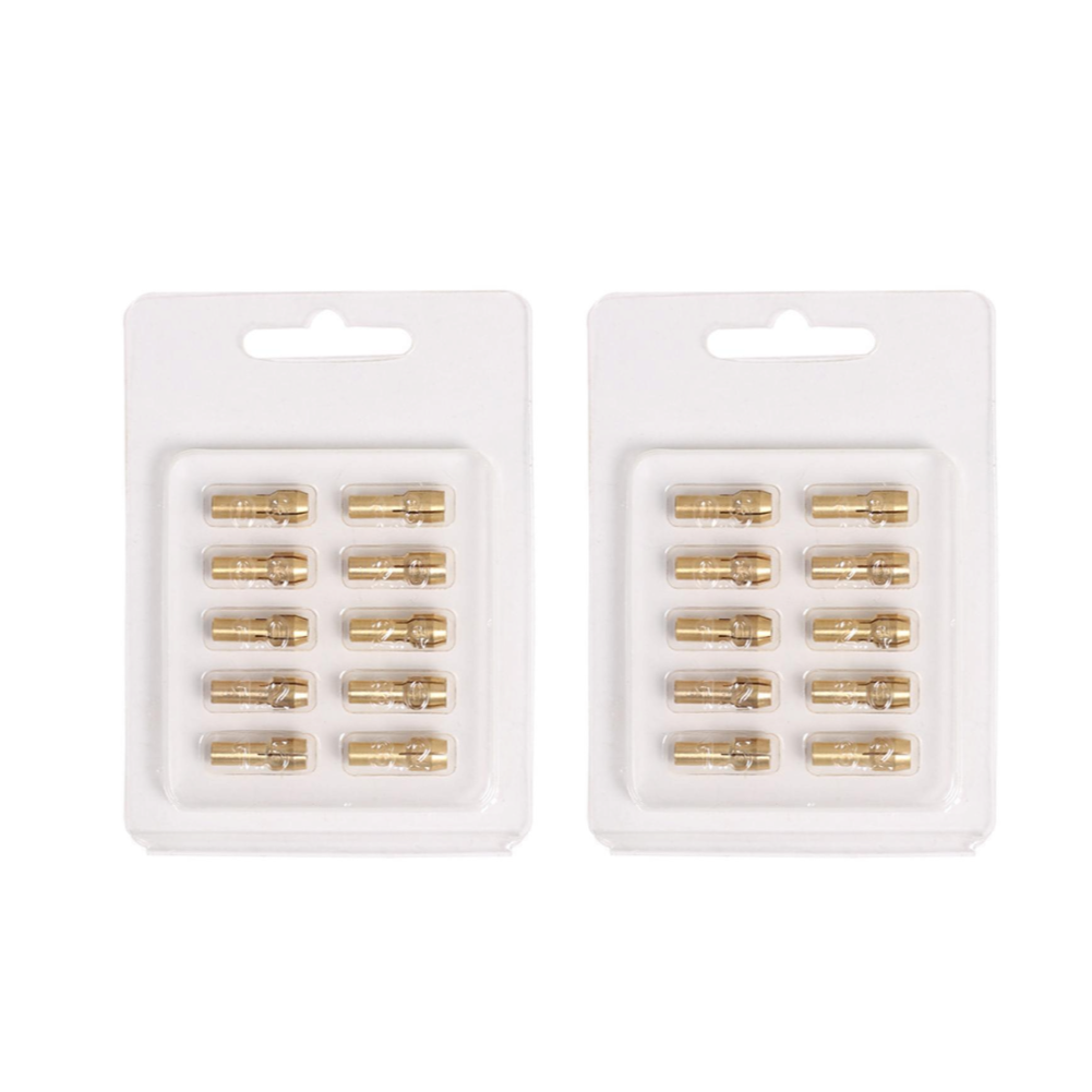 Brocas de taladro de 10 piezas, Mini Portabrocas de latón para herramienta rotativa Dremel, 4,3mm de diámetro, 0,5mm-3,2mm, accesorio eléctrico: Oro
