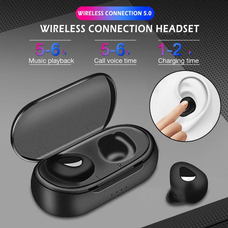 Tws Draadloze Oortelefoon Bluetooth 5.0 Koptelefoon Sport Oordopjes Headset Met Microfoon Voor Smartphone Xiaomi Samsung Huawei Lg