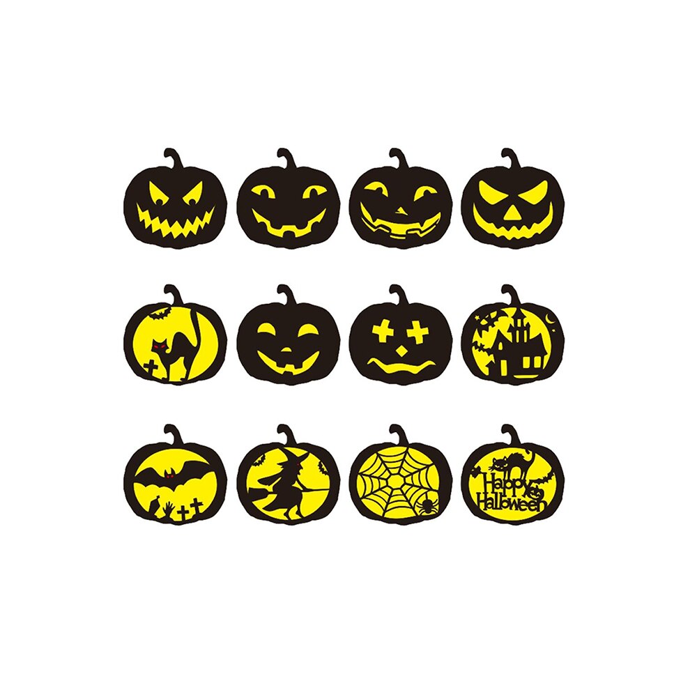 Halloween kurpitsa muovi maalaus kaavaimet päiväkirja muistikirja päiväkirja leikekirja diy piirustus malli halloween festivaali koristelu
