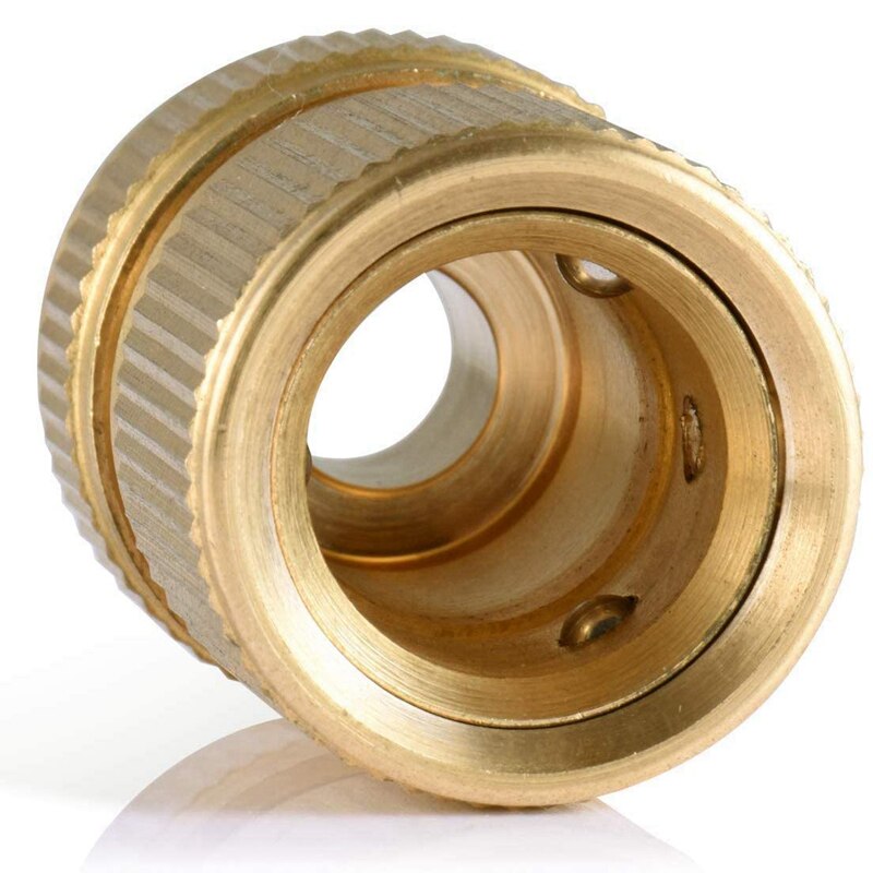 4 pc messing slange kobling slange ende hurtigkobling montering 1/2 tommers slange rør hurtigkobling for hagearbeid hjemme vanning, bilvask