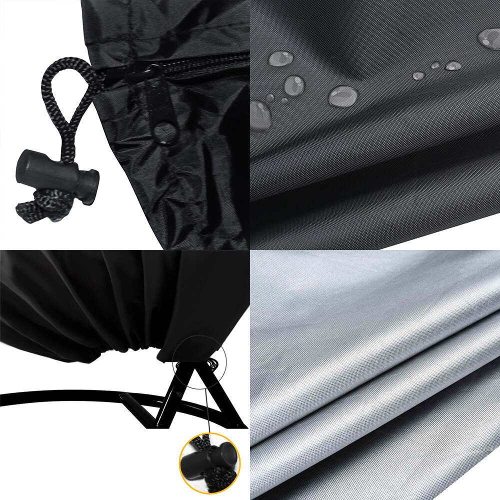 Outdoor Hanging Hammock Swing Chair Stand Seat Cover Patio Garden Chair Cover Waterproof Leisure Swing Chair Protactor Cover