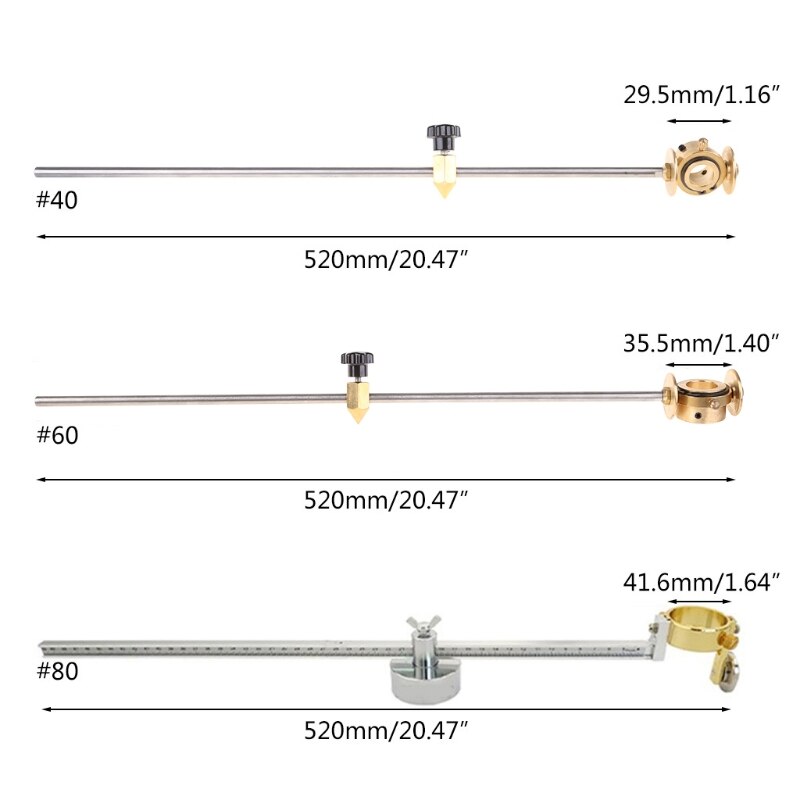 A2UD Adjustable Cutting Torch Circle Compass Circle Compass Cutting Roller Guide Wheel Torch, Welding Cutting Tool