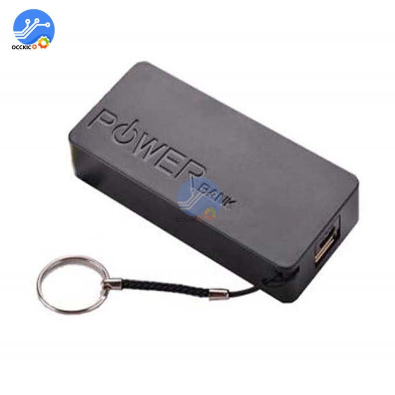 2x 18650 USB Battery Storage Box Case 2 Slot Way DIY Power Bank Battery Charger Clip Holder Container for Phone