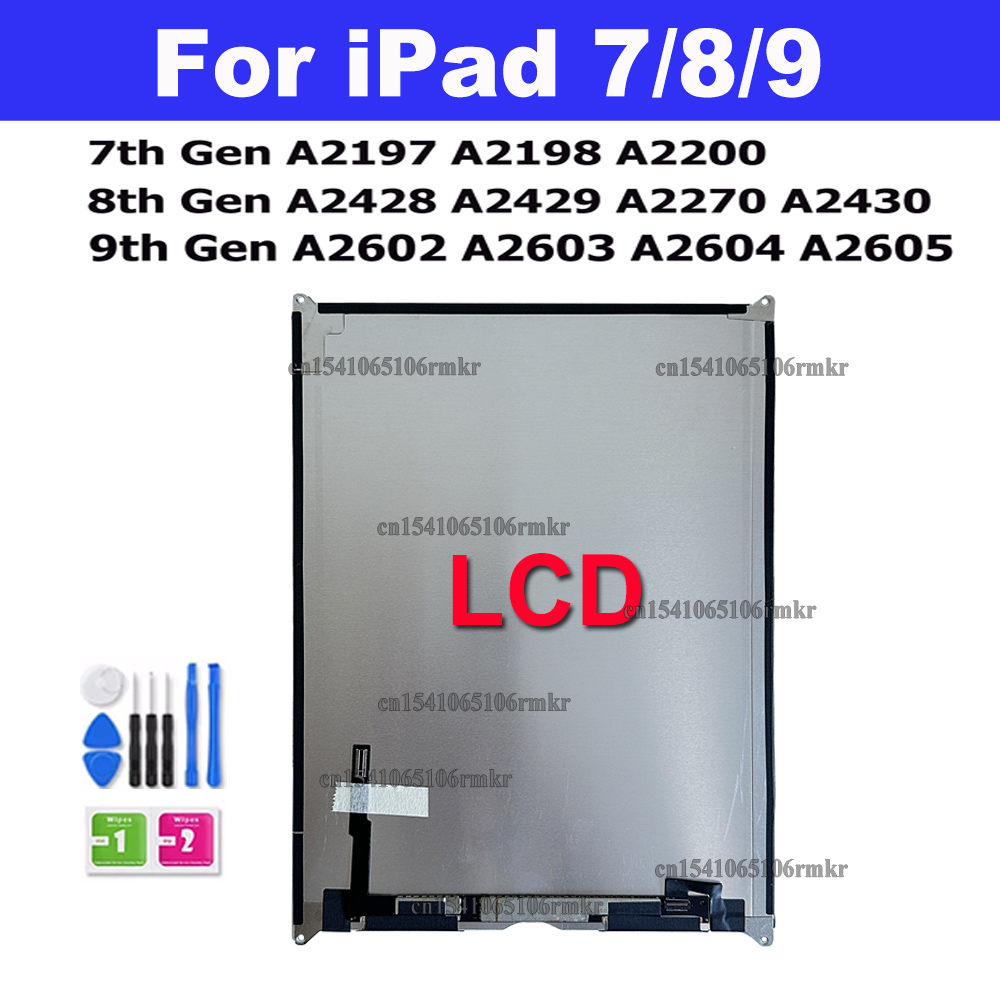 Reparasjon av nettbrett, lcd-berøringsskjerm til ipad 7 8 10.2 , 7th , gen.  a2197 a2198 a2200 8th a2270 a2430 a2428 a2429 9th a2602: Grønn