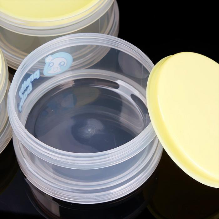 Contenitori e scorte Portatile Del bambino Alimentazione infantile Latte in Polvere e Cibo Contenitore di Bottiglia di 3 Celle della Griglia Pratico scatola di Alimentazione