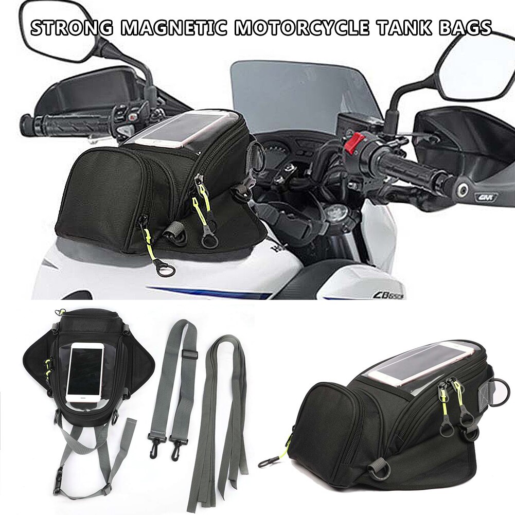 Motorcycle Riding Bag Strong Magnetic Navigation Oil Fuel Tank Bag Riding Shoulder Bag For GIVI Mobile Phone Navigation For GPS