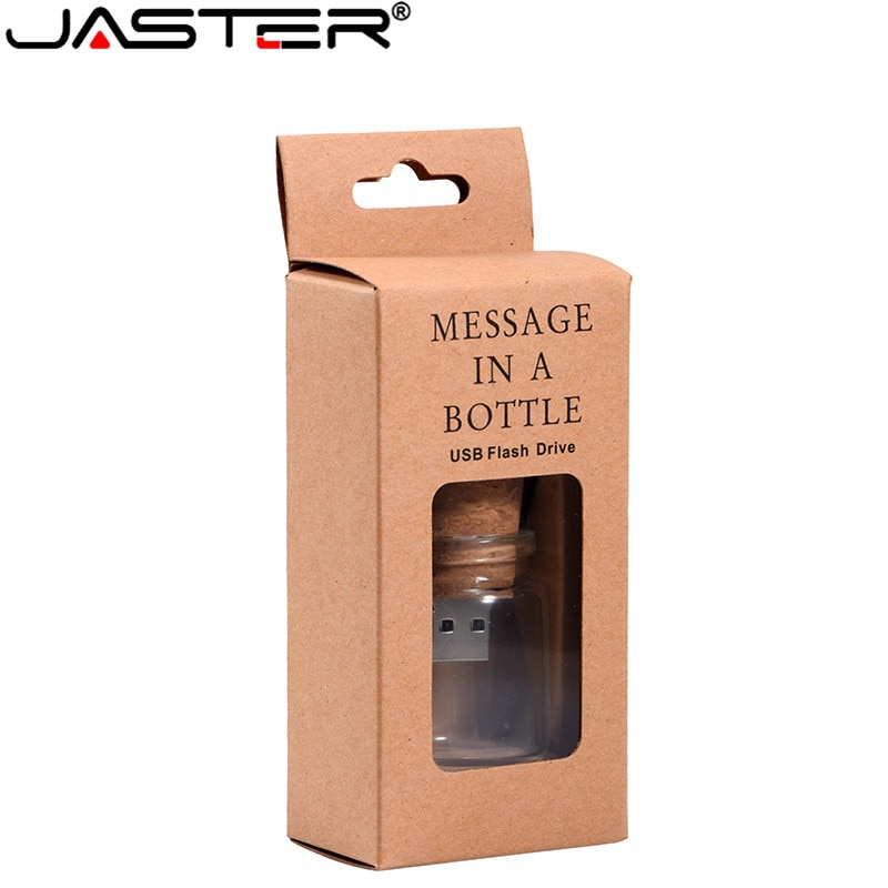 Jaster stijlvolle drift fles + kurk usb-stick usb 2.0 4gb 8gb 16gb 32gb 64gb fotografie geheugenopslag u-schijf