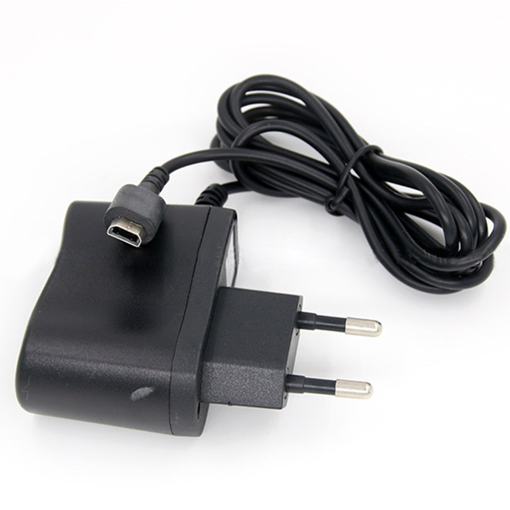 Zwarte eu-stekkerlader, voeding en netadapter voor nintendo dsl, ds lite en ndsl-console