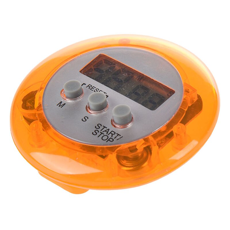 Digital Magnetic LCD Timer Stop Watch Kitchen Cooking Countdown - Orange