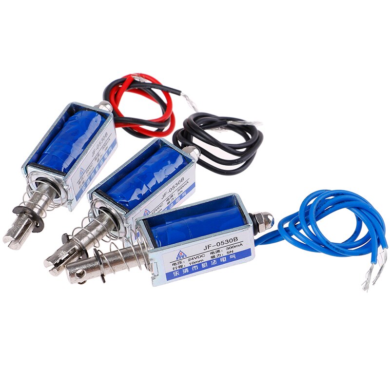 Micro Mini électrovanne électro-aimant cadre ouvert cc Push-Pull Type aimant 6V 12V 24V cc pour vanne à gaz d'eau de vanne d'air électrique