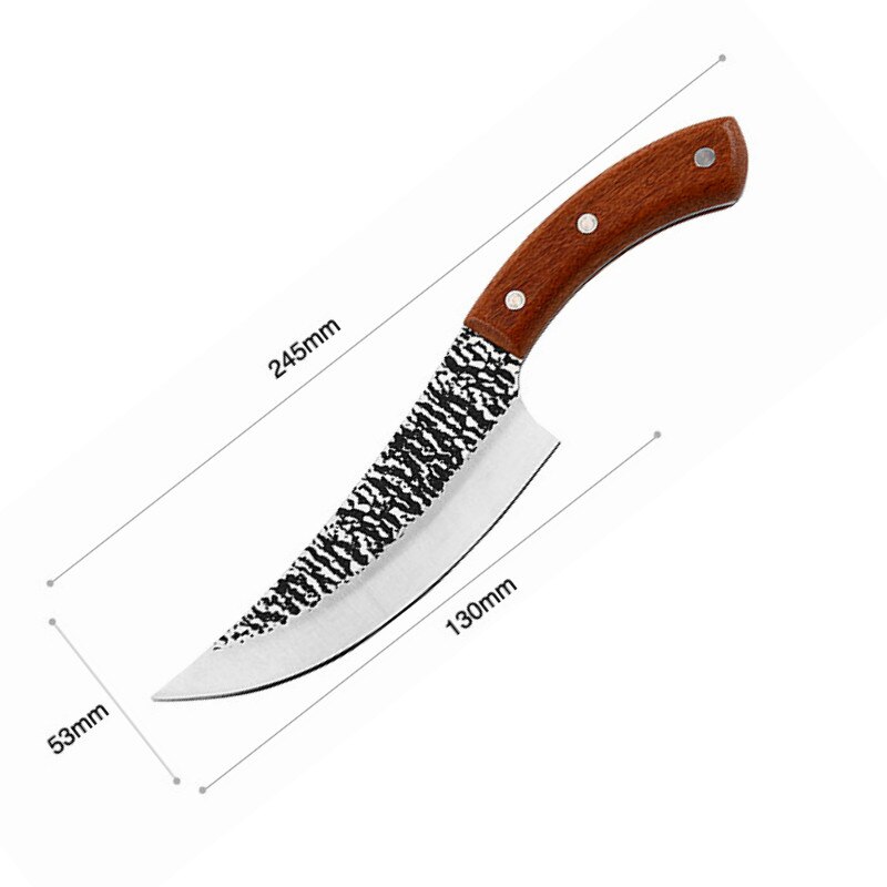 Manganese-steel forging sharp chef knife household kitchen knife multi-purpose chef knife slicer boning knife boning knife