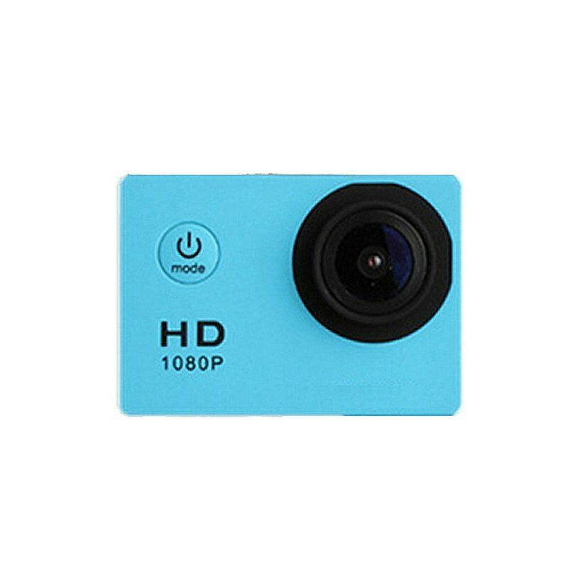 2 inch Ultra HD 1080P Action Camcorder Sports DV Camera DVR Under 30M Waterproof: Blue / with 32GB TF Card