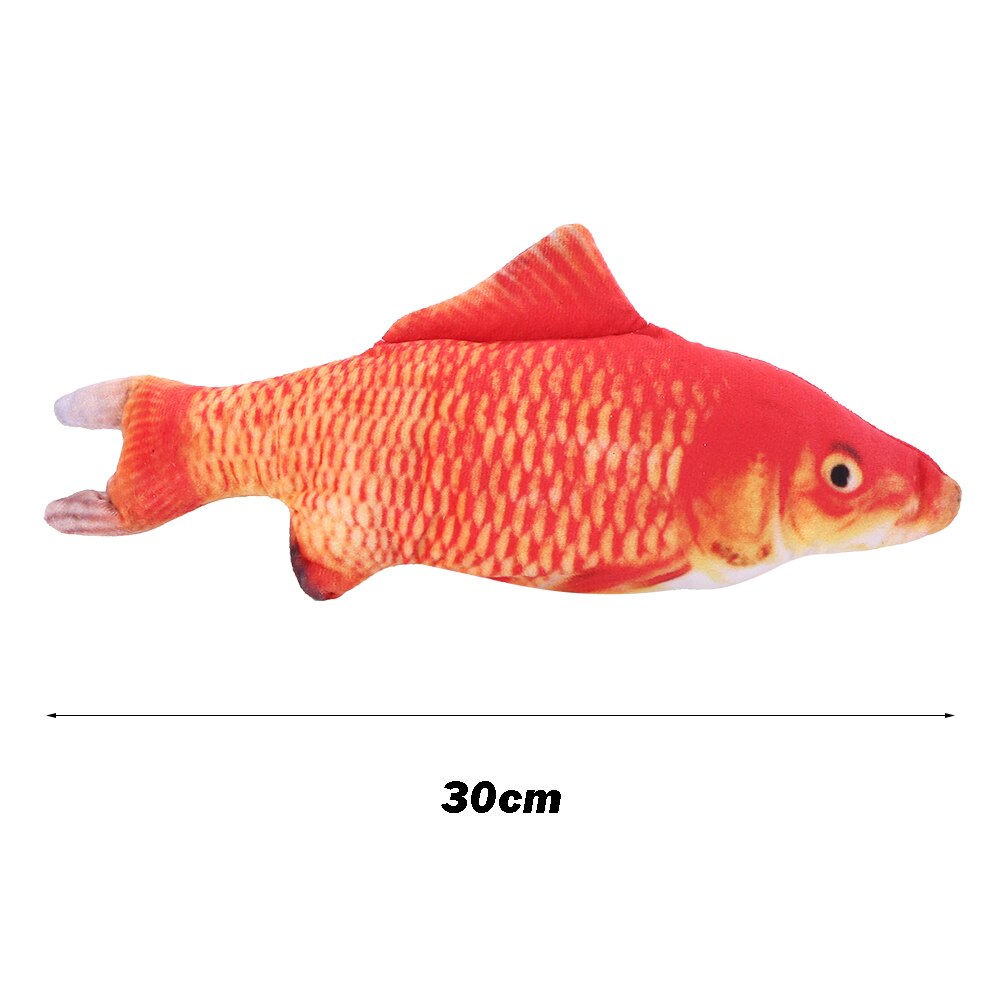 dotykać bicie elektryczna ryba pluszowa zabawka 30CM z ładowaniem USB symulacja ryba zabawka dla kota odpowiednia dla zwierząt domowych plus paczka mennic