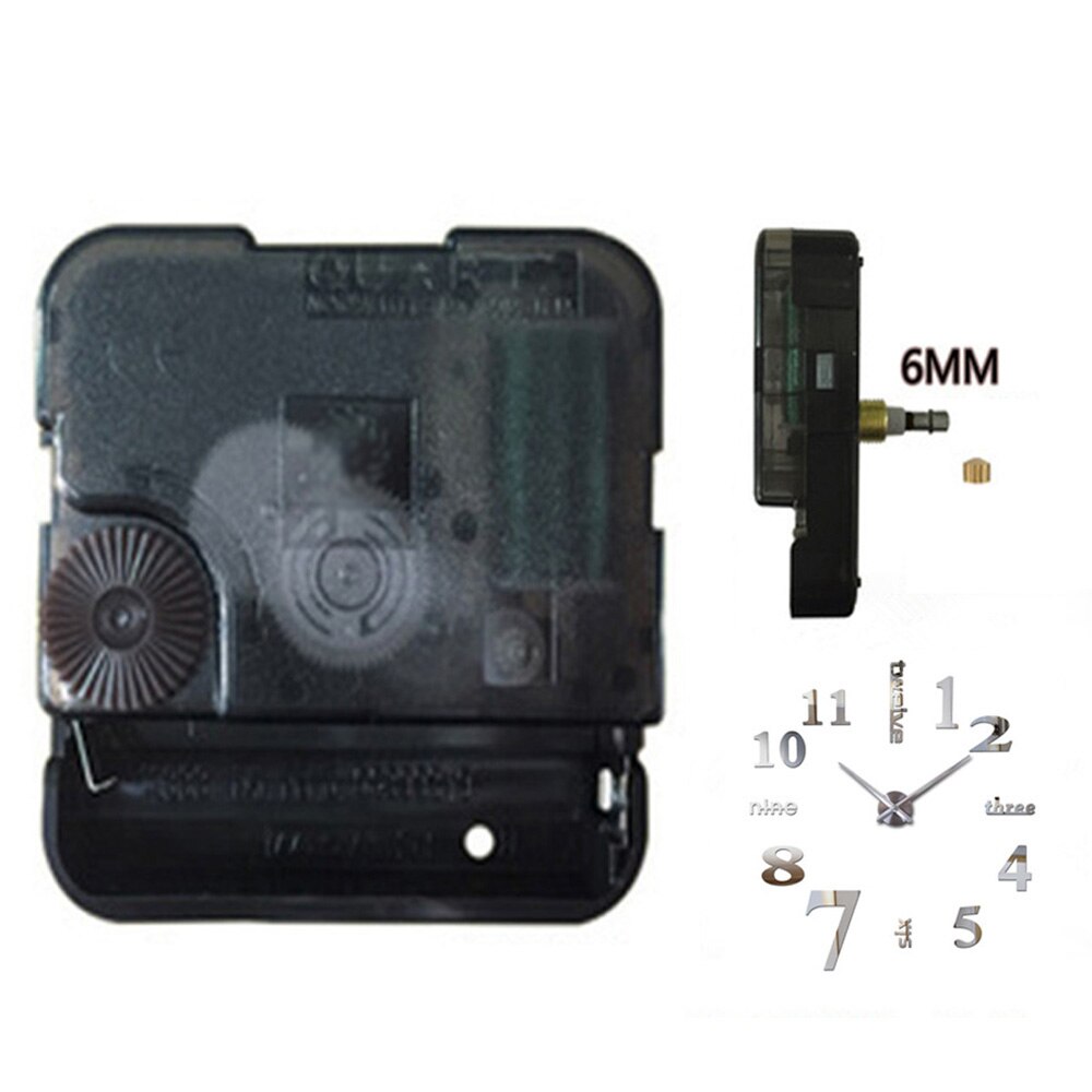 Plastic Clock Movement 12888 6mm Swing Mute Movement Clock Movements 3D High Torsion Mute Plastic Core