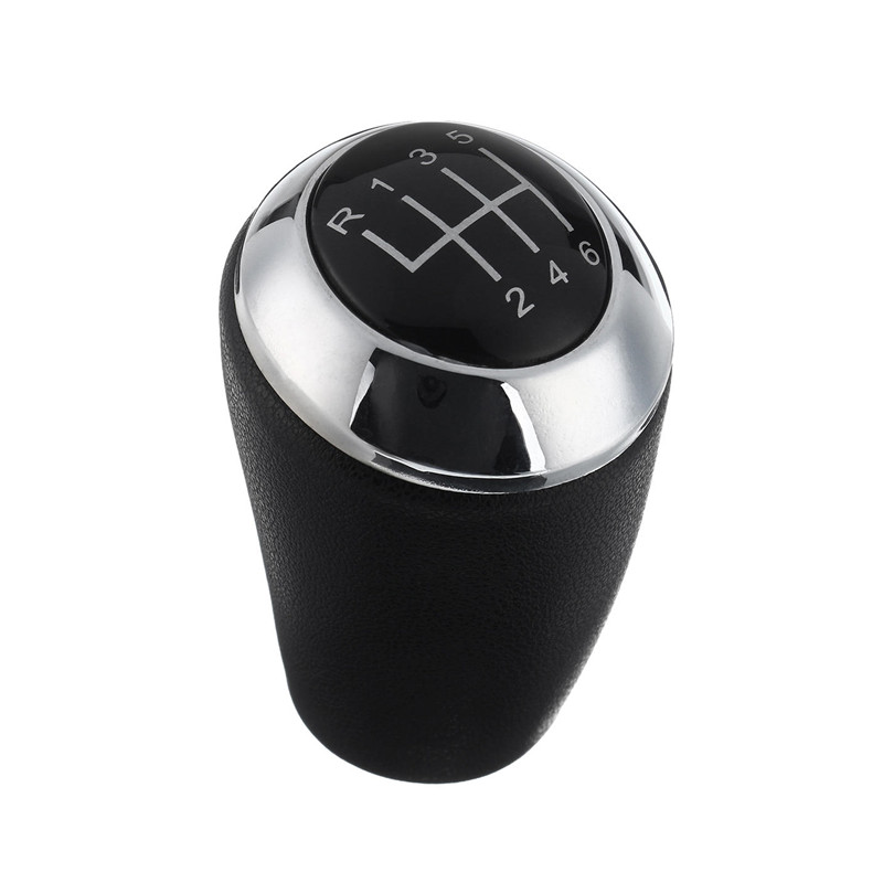 MT Leather Gear Shift Knob for Mazda MX-5 CX-7 Vites Topuzu Coche GearShift Shifter Lever Stick Pen Arm for Mazda 3 5 6 Series: 6-Speed