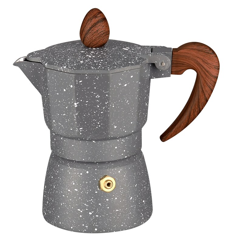 Kaffebryggare mocka kaffekanna moka aluminiumfilter italiensk espresso kaffebryggare percolator verktyg percolator pot: 300ml