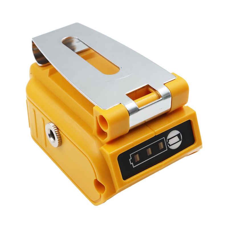 60W 5A Konwerter Adapter Ładowarka USB Do DeWalt 20V 18V Bateria litowa 12V DC Wyjście Kompatybilne urządzenia elektryczne Lampa samochodowa