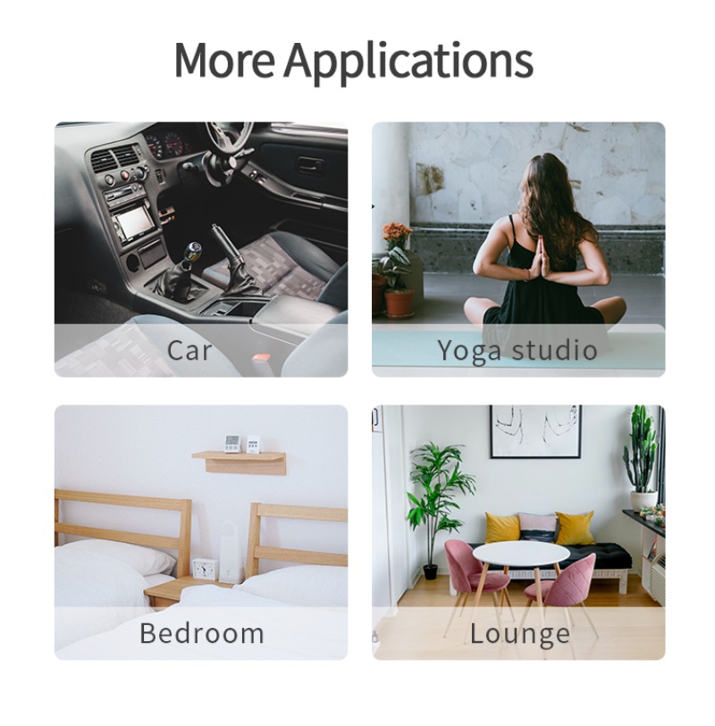 Auto Etherische Olie Diffuser Aluminium Aromatherapie Geurverspreider Waterloze Draagbare Geurmachine 100m ³ Voor Thuiskantoor