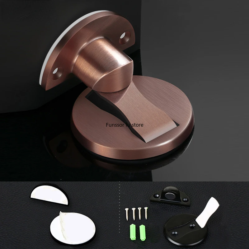 1pc Magnete Fermaporta Fermaporta magnetico non-punzone Sei colori disponibili Supporto per porta Fermaporta nascosto Ferramenta per porte per mobili