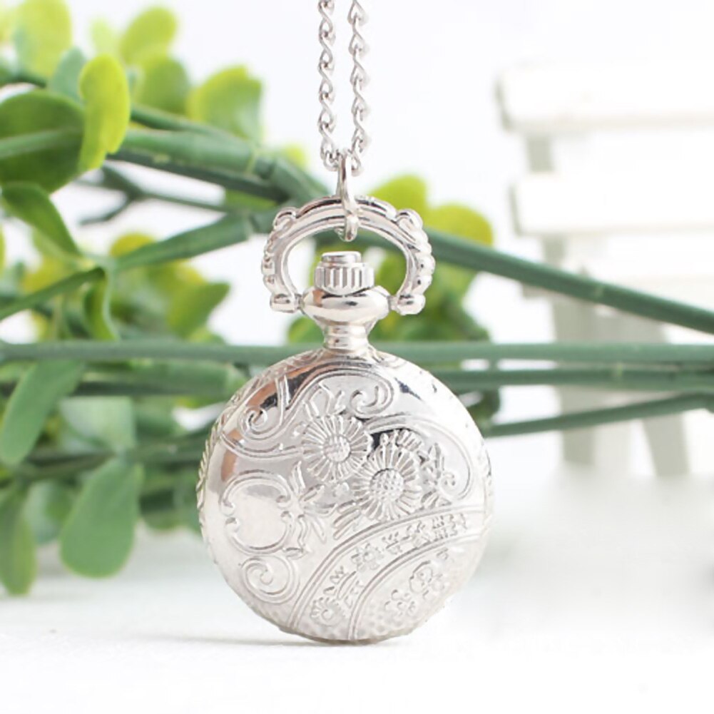 Retro Kleine Size Spinnenwebben Zakhorloge/Horloge Ketting Mode-sieraden Hanger Horloge Ketting Sub