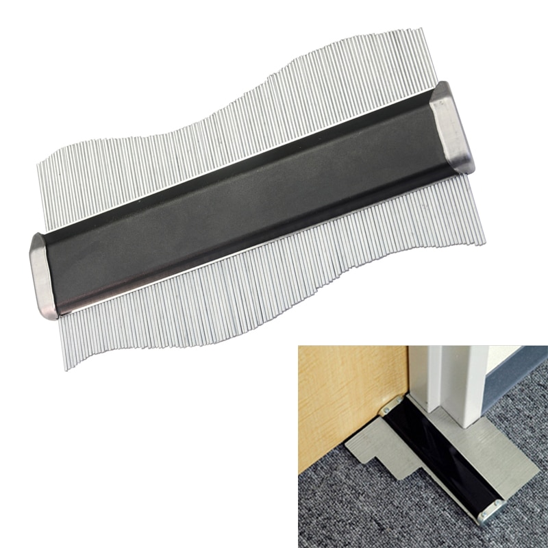 Updated 150mm/6 inch Metal Profile Contour Gauge Duplicator Marking Gauge For Deep Decorating Template Copying General Tools
