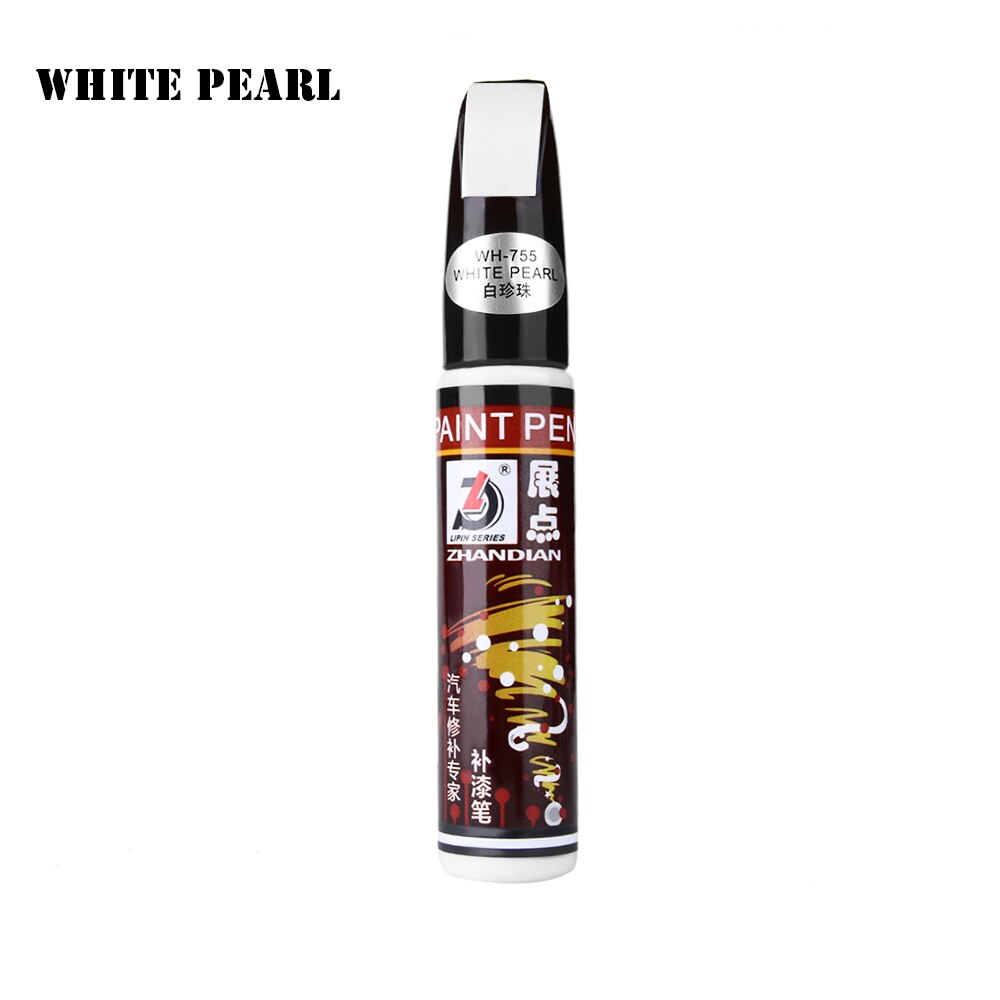 1PC samochodów Touch Up Pen naprawa zarysowań samochodowych Nick pisak do usuwania samochodów Auto Coat Scratch wyczyść naprawa marker z farbą Touch Up Remover: White Pearl