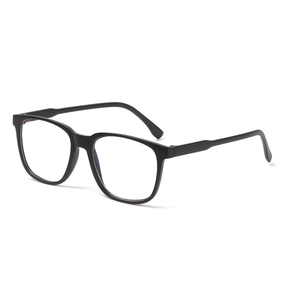 Square Anti Blue Light Glasses Frame Women's Eyeglass Frame Computer Eyeglasses Vintage Men Spectacles Transparent Frames