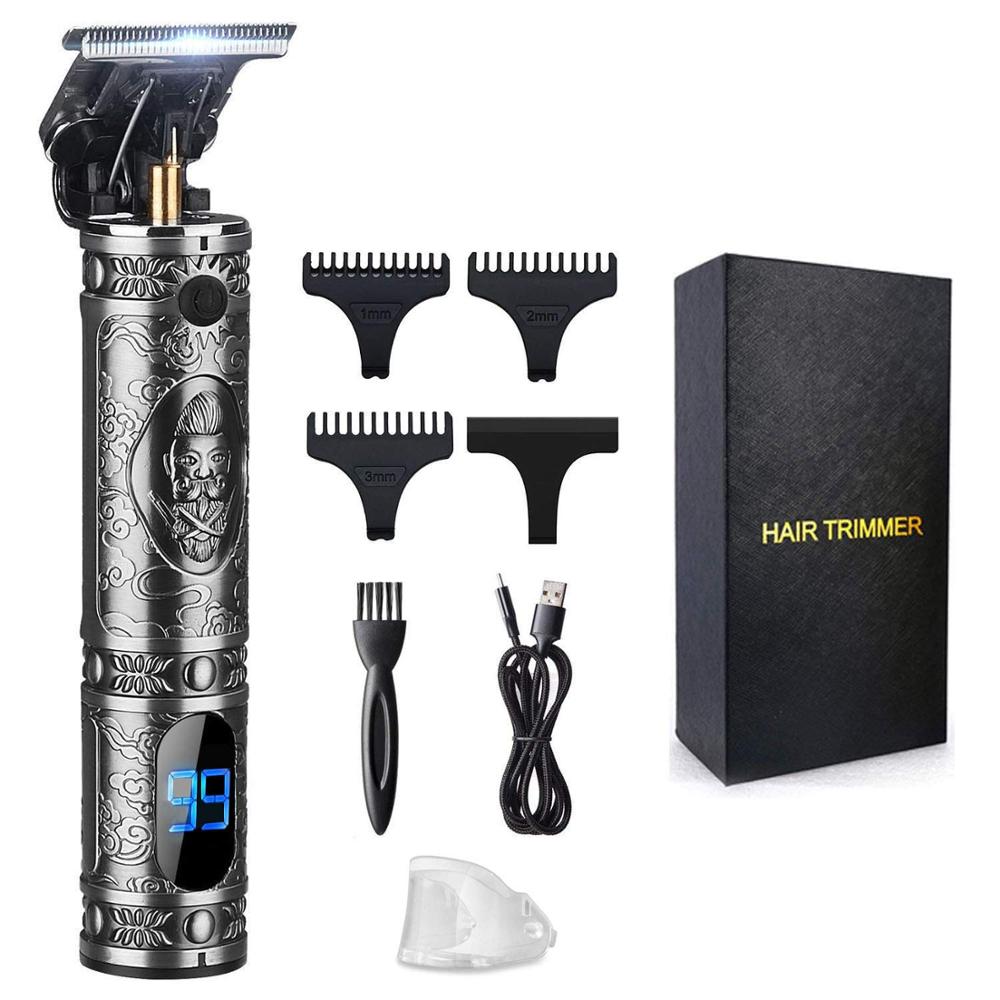 Tagliacapelli professionale T9 tagliacapelli ricaricabile pane elettrico barbiere Clipper Trimmer uomo Cordless intaglio macchina per tagliare i capelli: Model 6