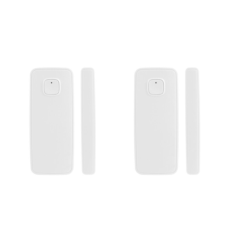 AAA Battery Powered Alexa Google Home Tuya Smart WiFi Door Window Contact Sensor Smart Life APP Alarm Sensor Notifications: 2