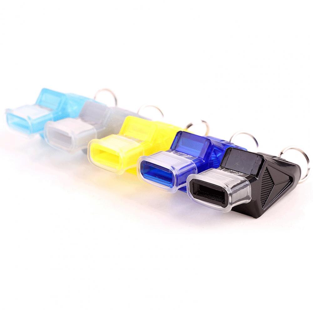 Pfeife Sport Wie groß Klang-Pfeife Kernlose Kunststoff Pfeife Professionelle FußBall Basketball Schiedsrichter Pfeifen draussen Sport